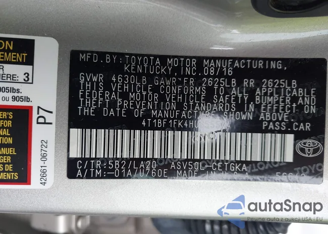 4T1BF1FK4HU655574: 43185418