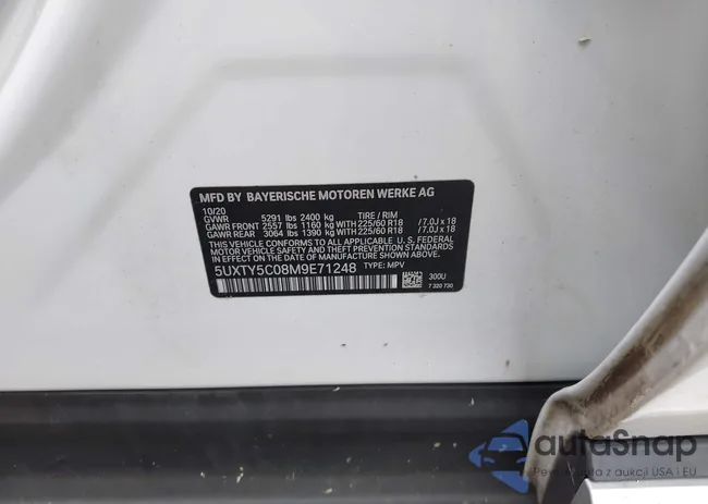 5UXTY5C08M9E71248: 43184695