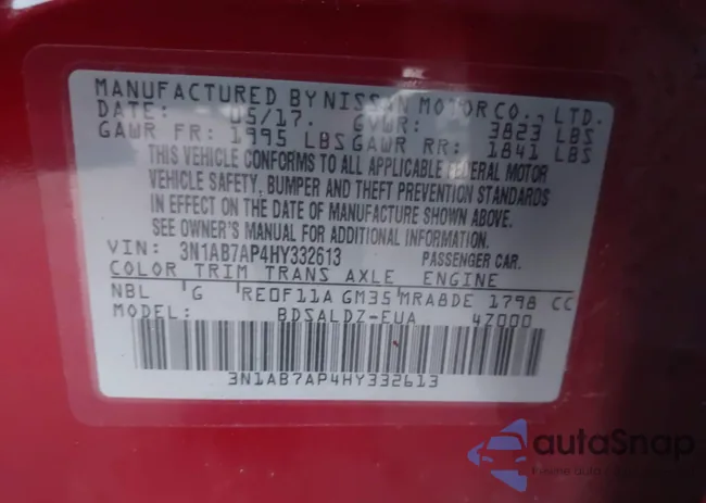 3N1AB7AP4HY332613: 43184764