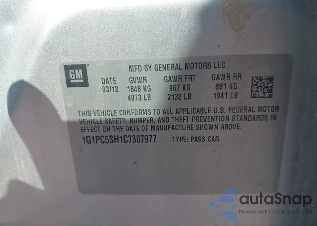 1G1PC5SH1C7307977: 43184802