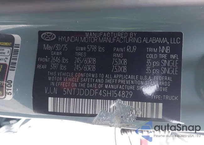 5NTJDDDF4SH154829: 43186004