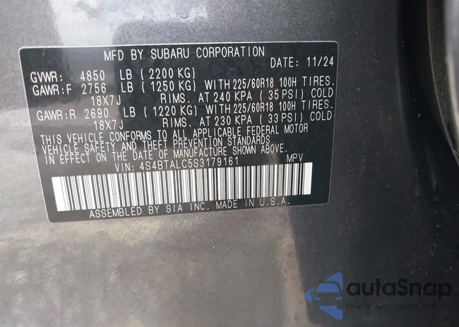 4S4BTALC5S3179161: 43186368