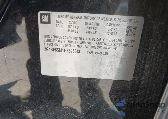 3G1BF6SM1HS525043: 43186518