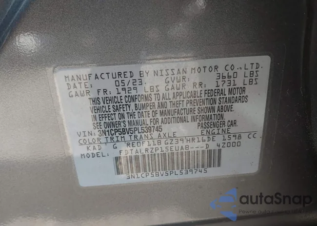 3N1CP5BV5PL539745: 43186526