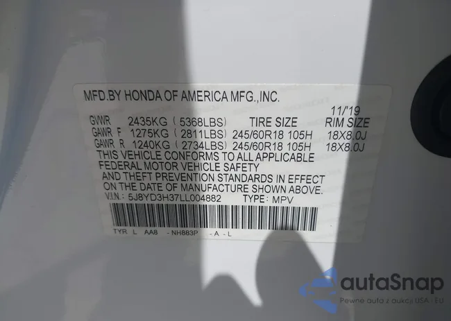 5J8YD3H37LL004882: 43185635