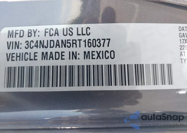 3C4NJDAN5RT160377: 43185731