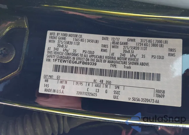 1FTEW1EG6JFB69339: 43185781