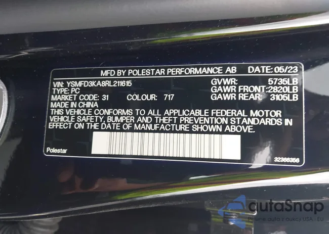 YSMFD3KA8RL211615: 43185900