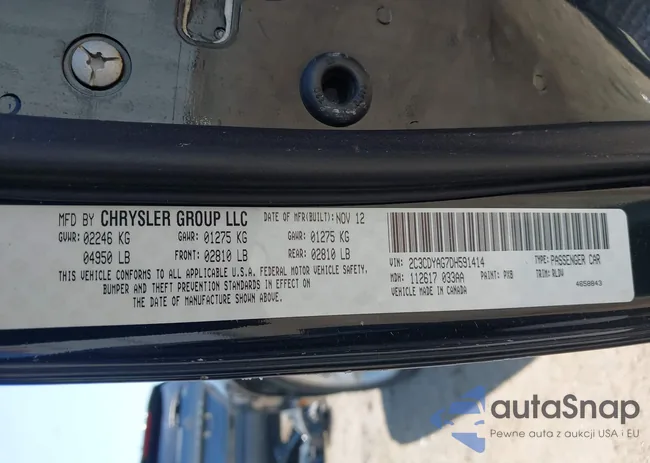 2C3CDYAG7DH591414: 43187072