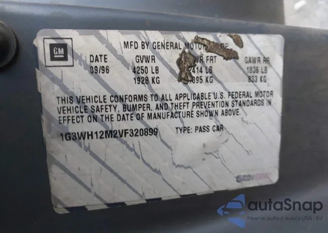 1G3WH12M2VF320899: 43187333