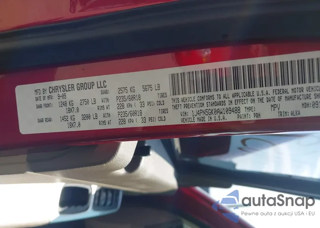 1J4PN5GK0AW109488: 43186594