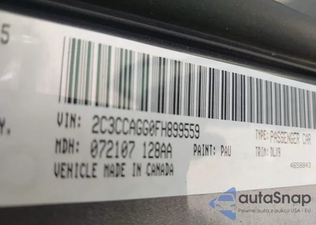 2C3CCAGG0FH899559: 43186639