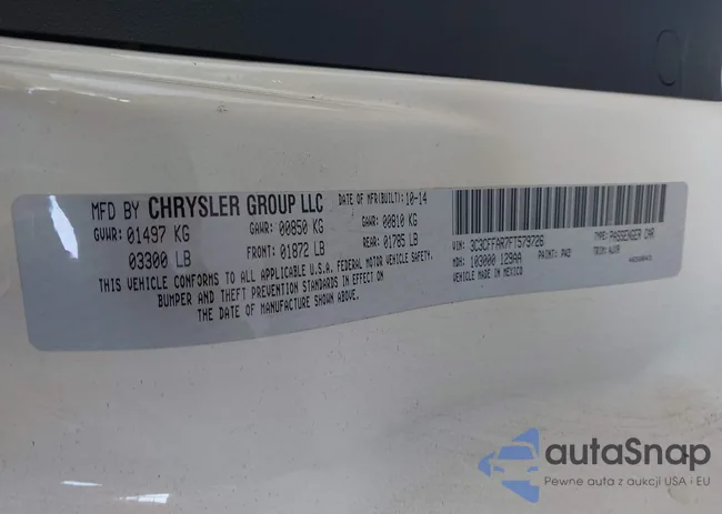 3C3CFFAR7FT579726: 43186695