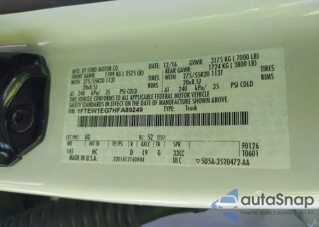 1FTEW1EG7HFA89249: 43186752