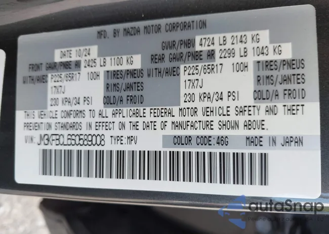 JM3KFBCL6S0589008: 43186821