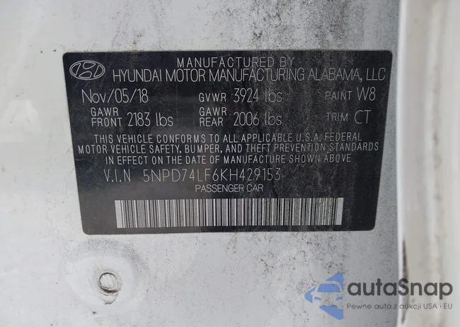 5NPD74LF6KH429153: 43186839