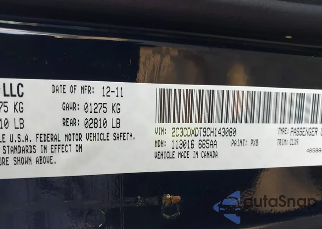 2C3CDXDT9CH143080: 43186861