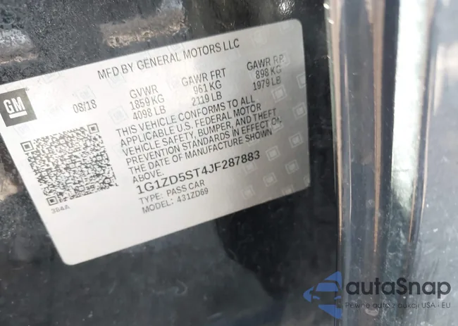 1G1ZD5ST4JF287883: 43188026