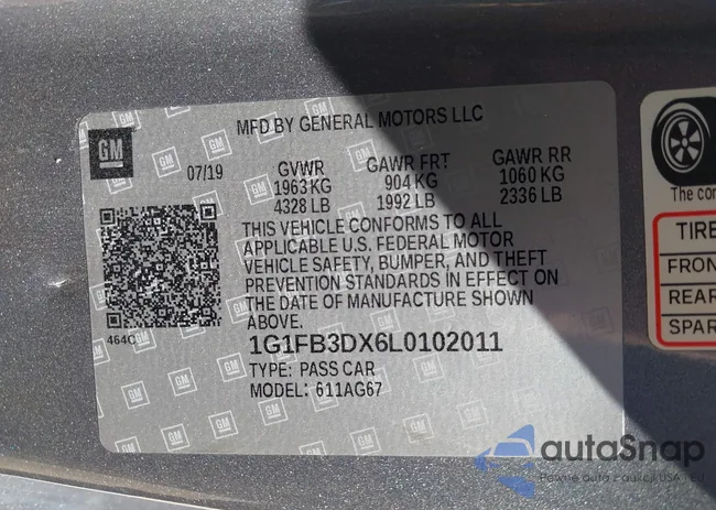 1G1FB3DX6L0102011: 43188221