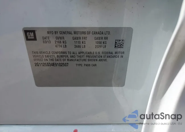 2G1125S34E9102507: 43188573