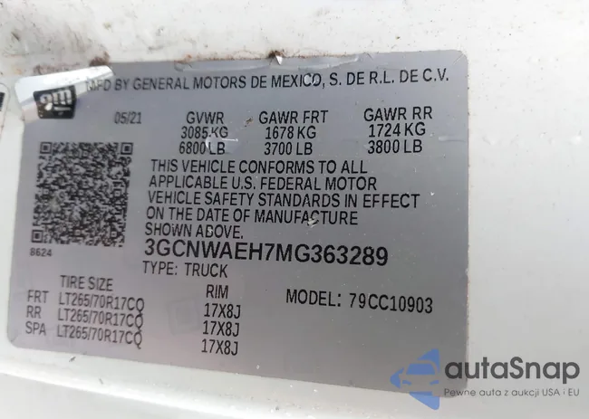 3GCNWAEH7MG363289: 43187757