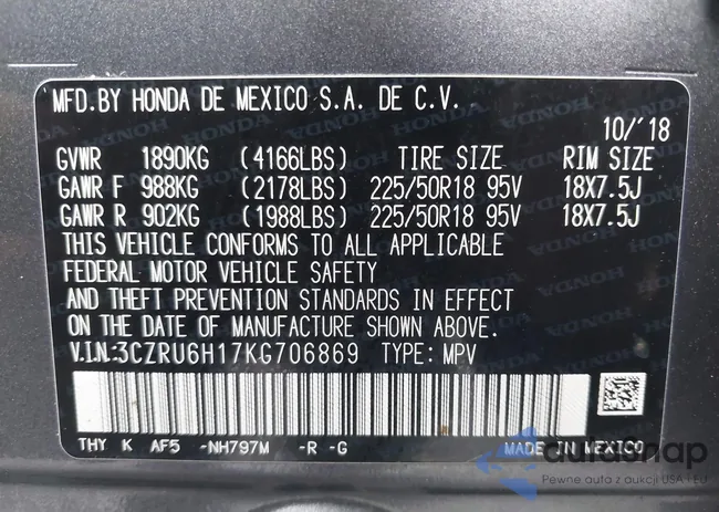 3CZRU6H17KG706869: 43187826