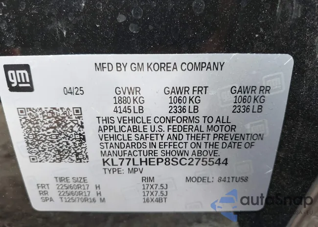 KL77LHEP8SC275544: 43187880