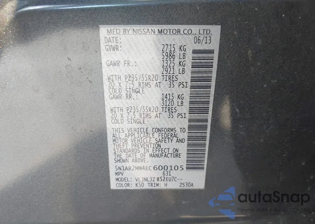 5N1AR2MM4EC600105: 43189028