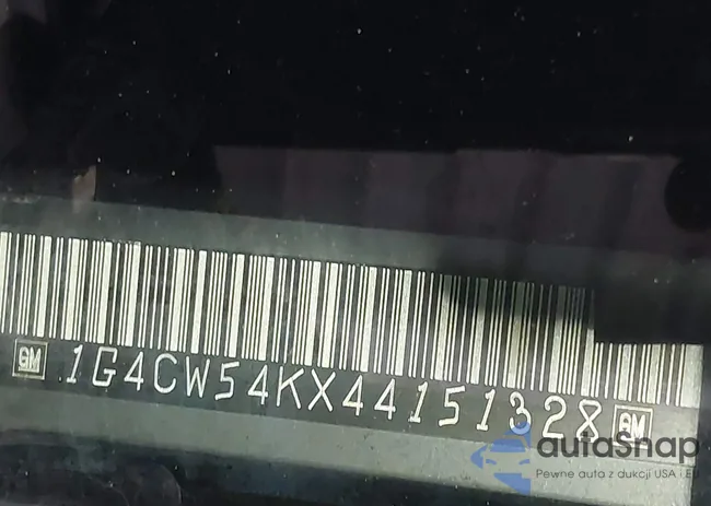 1G4CW54KX44151328: 43189406