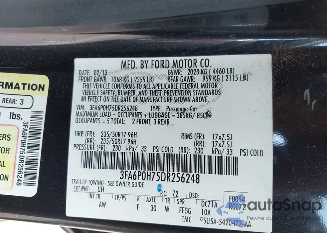 3FA6P0H75DR256248: 43188666