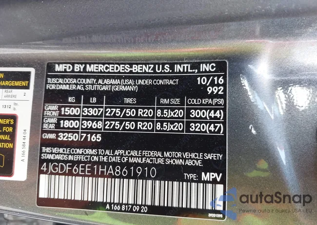 4JGDF6EE1HA861910: 43188914