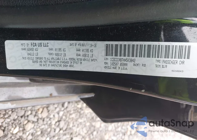 1C3CCCAB7HN503842: 43190039