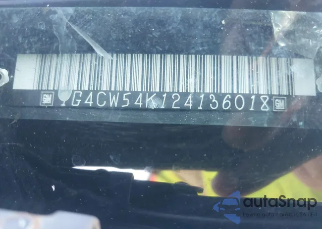 1G4CW54K124136018: 43190095