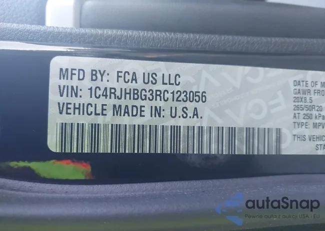 1C4RJHBG3RC123056: 43190403