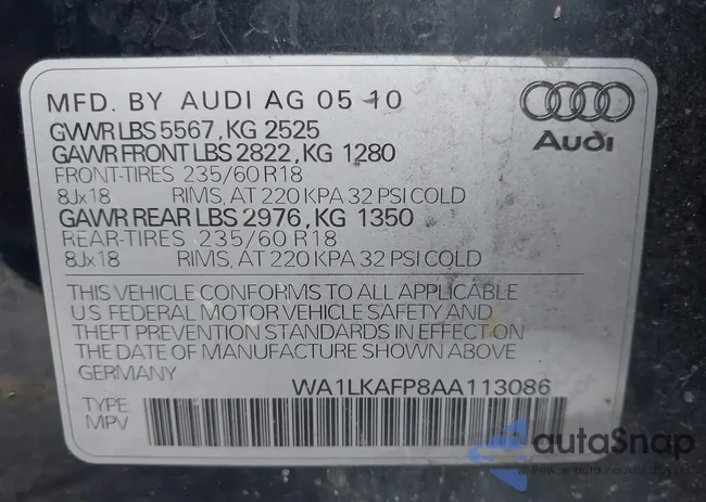 WA1LKAFP8AA113086: 43190440