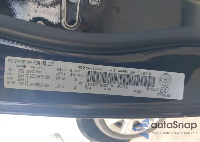 3C4PDDFG7GT102133: 43189840