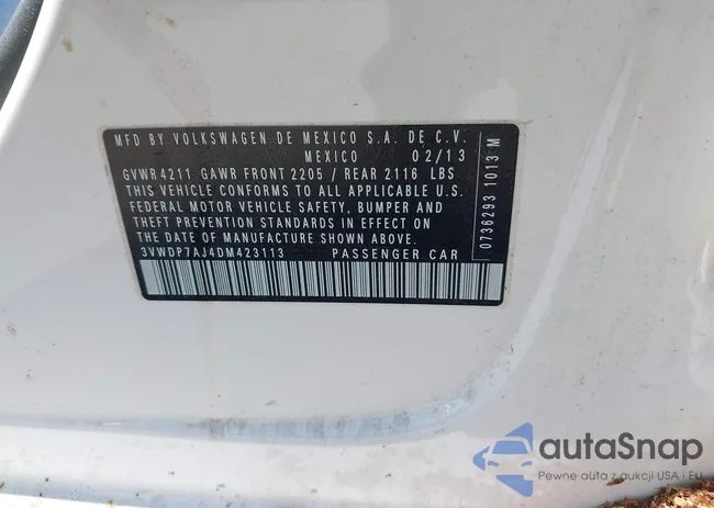 3VWDP7AJ4DM423113: 43191119