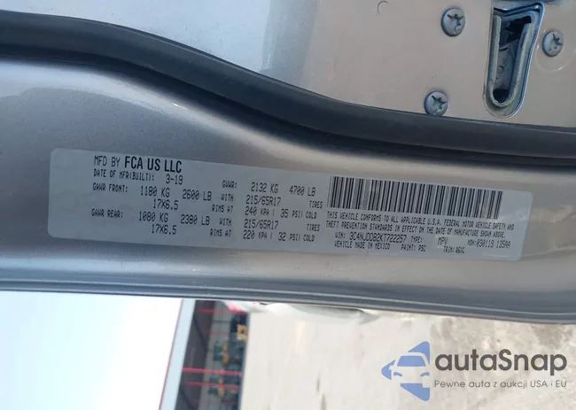 3C4NJDDB2KT722257: 43191333