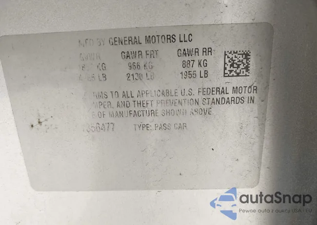 1G1PF5SC1C7356477: 43191357