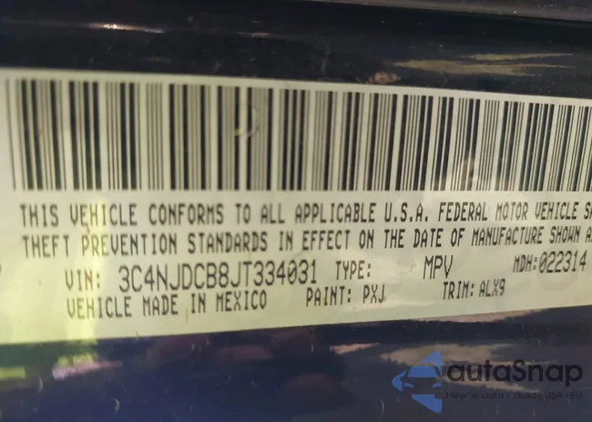 3C4NJDCB8JT334031: 43192065