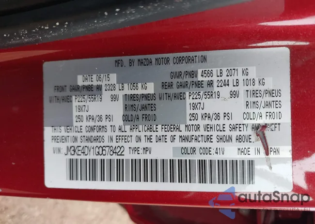 JM3KE4DY1G0678422: 43192214