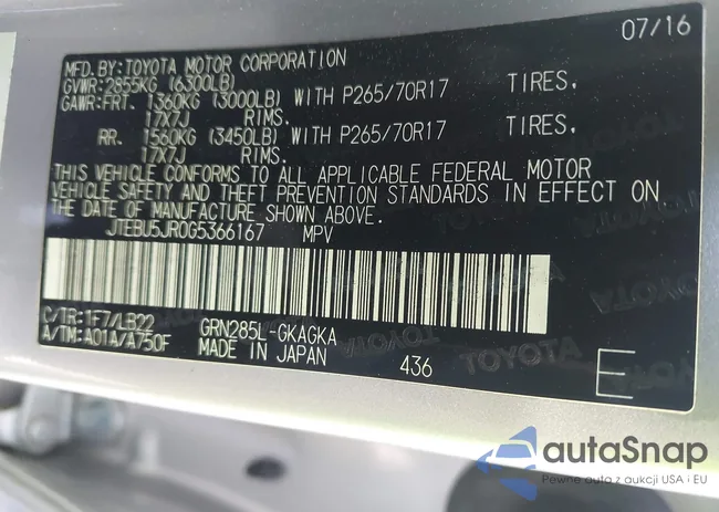 JTEBU5JR0G5366167: 43192313