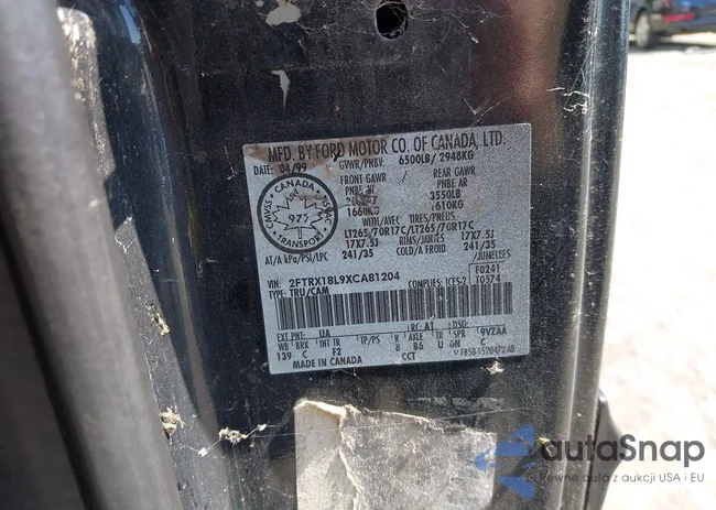 2FTRX18L9XCA81204: 43191600