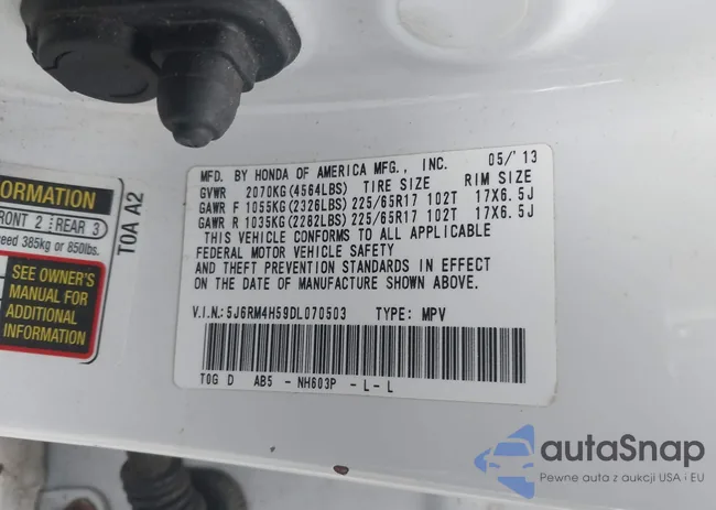 5J6RM4H59DL070503: 43191754