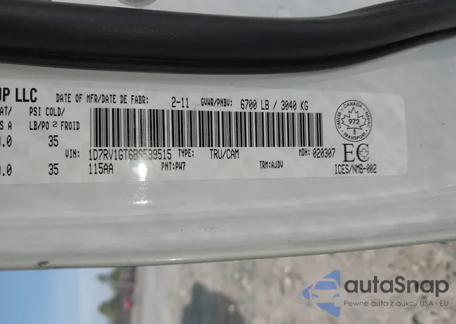 1D7RV1GT6BS599515: 43191803