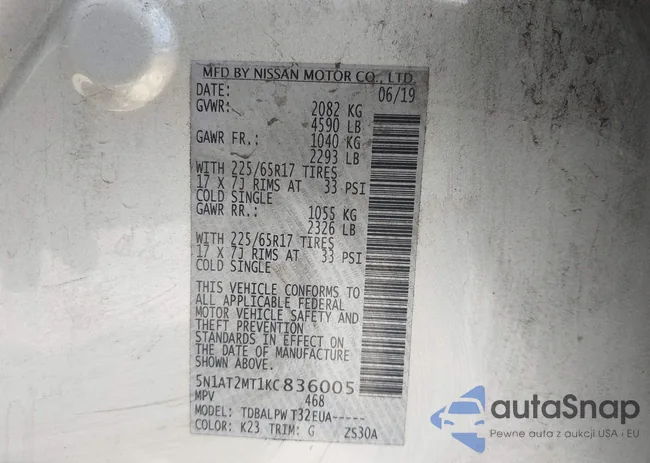 5N1AT2MT1KC836005: 43193121