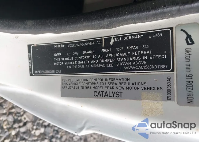 WVWCA0156DK011387: 43193417