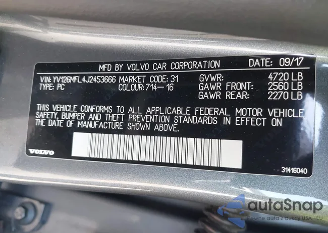 YV126MFL4J2453666: 43193425