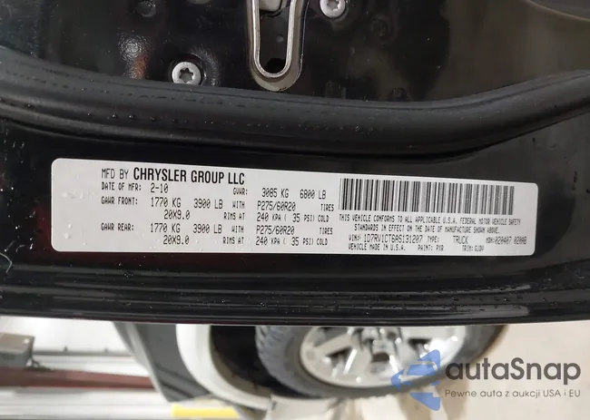 1D7RV1CT6AS131207: 43192627