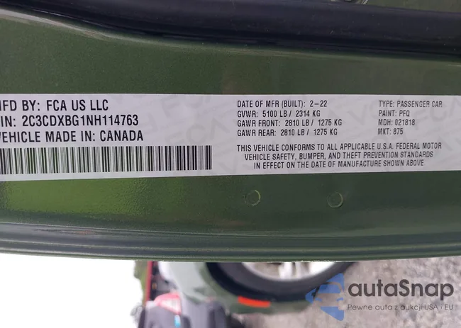 2C3CDXBG1NH114763: 43192703